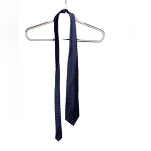 TIE RACK Men's Tie Made in Italy blue and gold 100% Silk